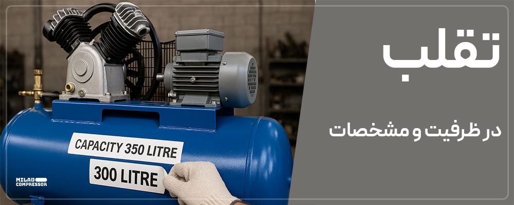 تاثیر حجم غیر واقعی مخزن در قیمت نهایی کمپرسور