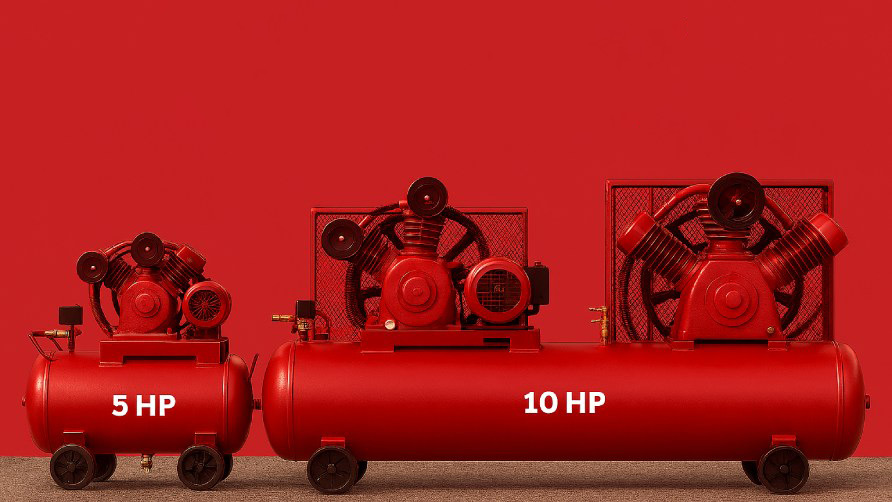 اسب بخار در کمپرسور باد چیست ؟ آشنایی با HP و عملکرد آن