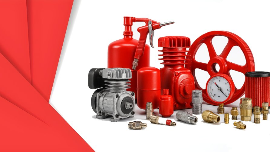 اجزای کمپرسور باد چیست ؟ آشنایی با قطعات پمپ هوا و کاربرد آنها
